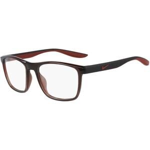 NIKE 7038 201 BLACK BURGUNDY EYEGLASS FRAMES 53-18-140 AUTHENTIC DESIGNER